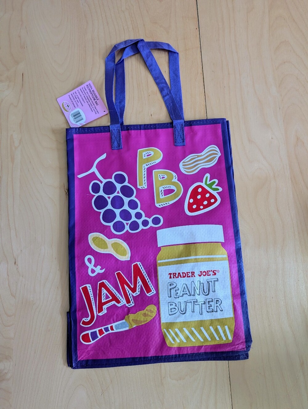 ***Free***New Trader Joe's Comfort Food Reusable Shopping Bag